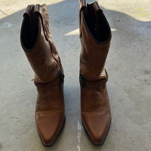 Oak Tree Farms Leather Cowboy Boot